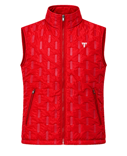 Chaleco Titan texturizado rojo