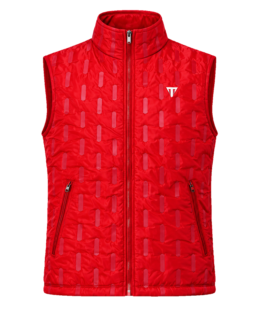 Chaleco Titan texturizado rojo