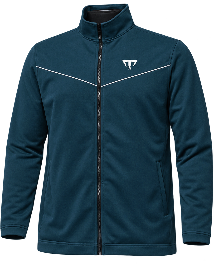 Chamarra Titan verde azul petróleo