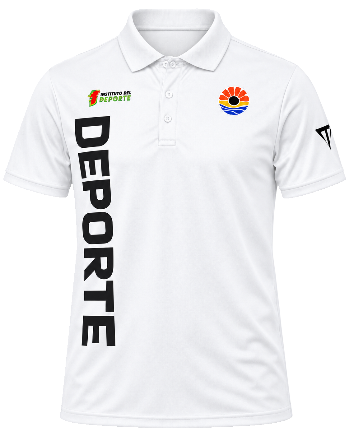 Polo Dry Fit Instituto del Deporte blanco
